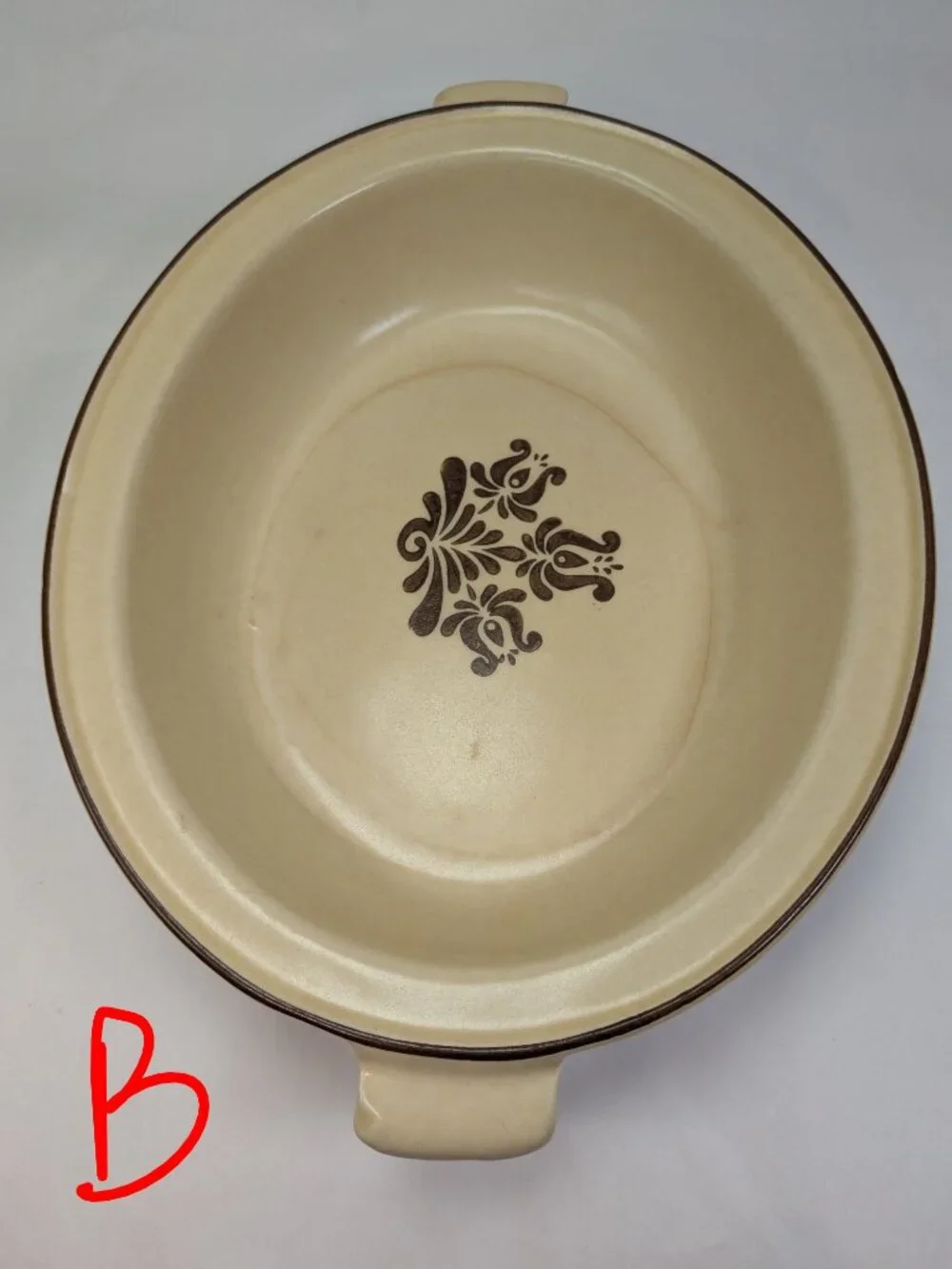 Pfaltzgraff Village Oval Steak (3) Platters / Bakers TESTED & RING TRUE Nesting